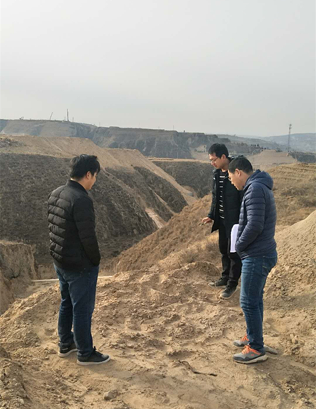 新建靖边至神木集运铁路工程进行现场检查(图1)