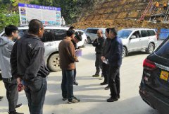 省级高速公路古镇线西乡至镇巴公路工程进行违规堆放专项检查