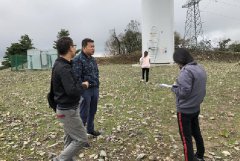 华润陇县丰台山100MW风电项目进行现场全面检查