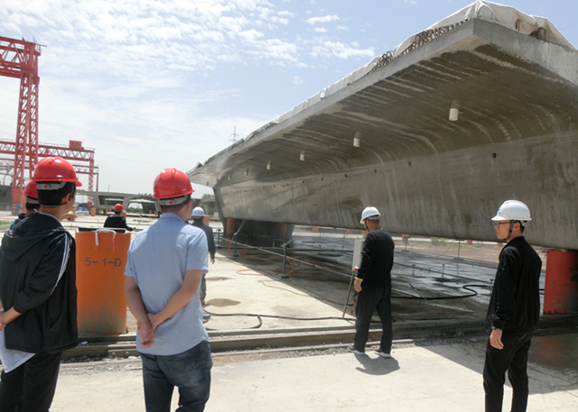 新建银川至西安铁路（陕西段）工程进行环水保现场检查(图3)