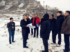 陕西省水土保持局对延安机场迁建工程进行监督检查